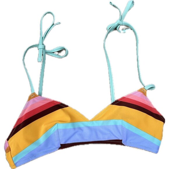 NWT American Eagle Aerie High Waist Full Cover Bikini Swimsuit Set Size M - Picture 2 of 4